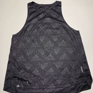 Adidas Womens Tank Top Logo Black [M]
